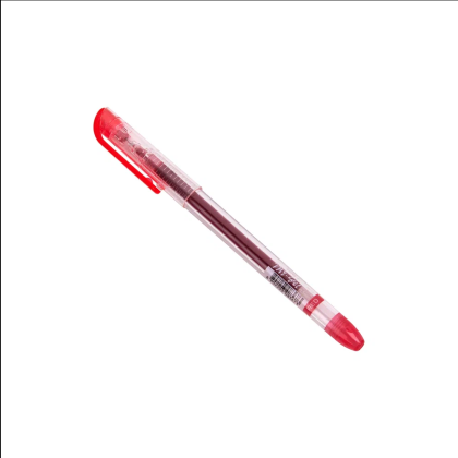 Ручка гелевая "My-Gel Standard", 0.5 мм, прозрачный, стерж. красный - 2