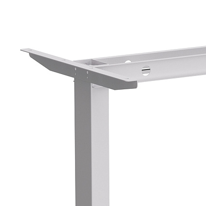 Стол с электроприводом WellDesk Basic 1200x675х18 белый/ясень шимо светлый (9191460+9197779) - 6