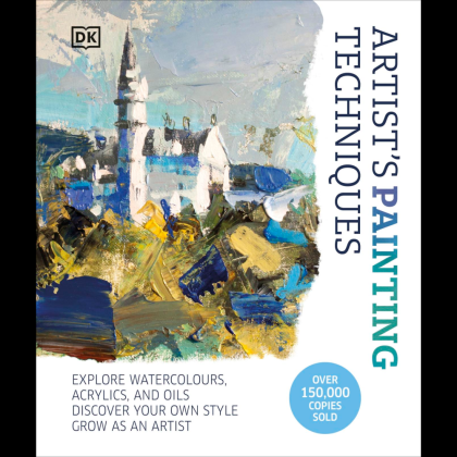 Книга на английском языке "Artists Painting Techniques", DK