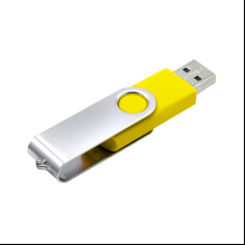 USB Flash 2.0 16 Gb VDF-008, пластик, метал, желтый 