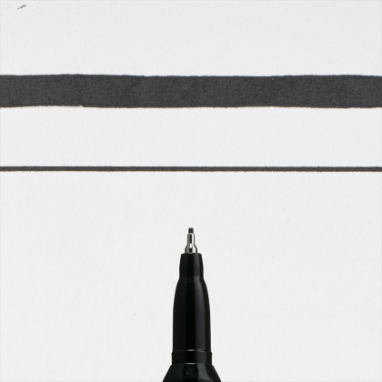 Маркер перманентный "Pen-Touch", черный - 2
