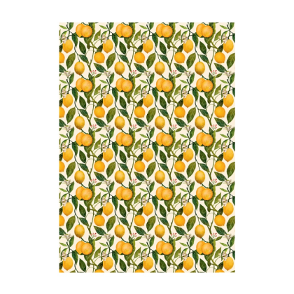 Бумага декоративная в рулоне "Flora. Lemons", 1 x 0,7 м - 2