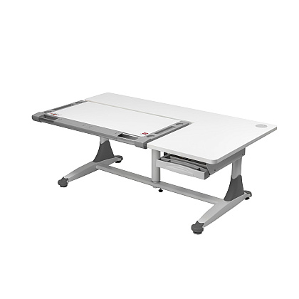 Стол Comf-Pro King Desk, 1400х765х(530-770) мм, белый, зеленый - 4