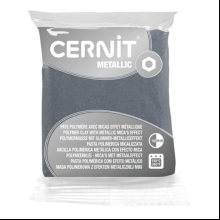Полимерная глина "Cernit Metallic" 56 г, 80 серебро