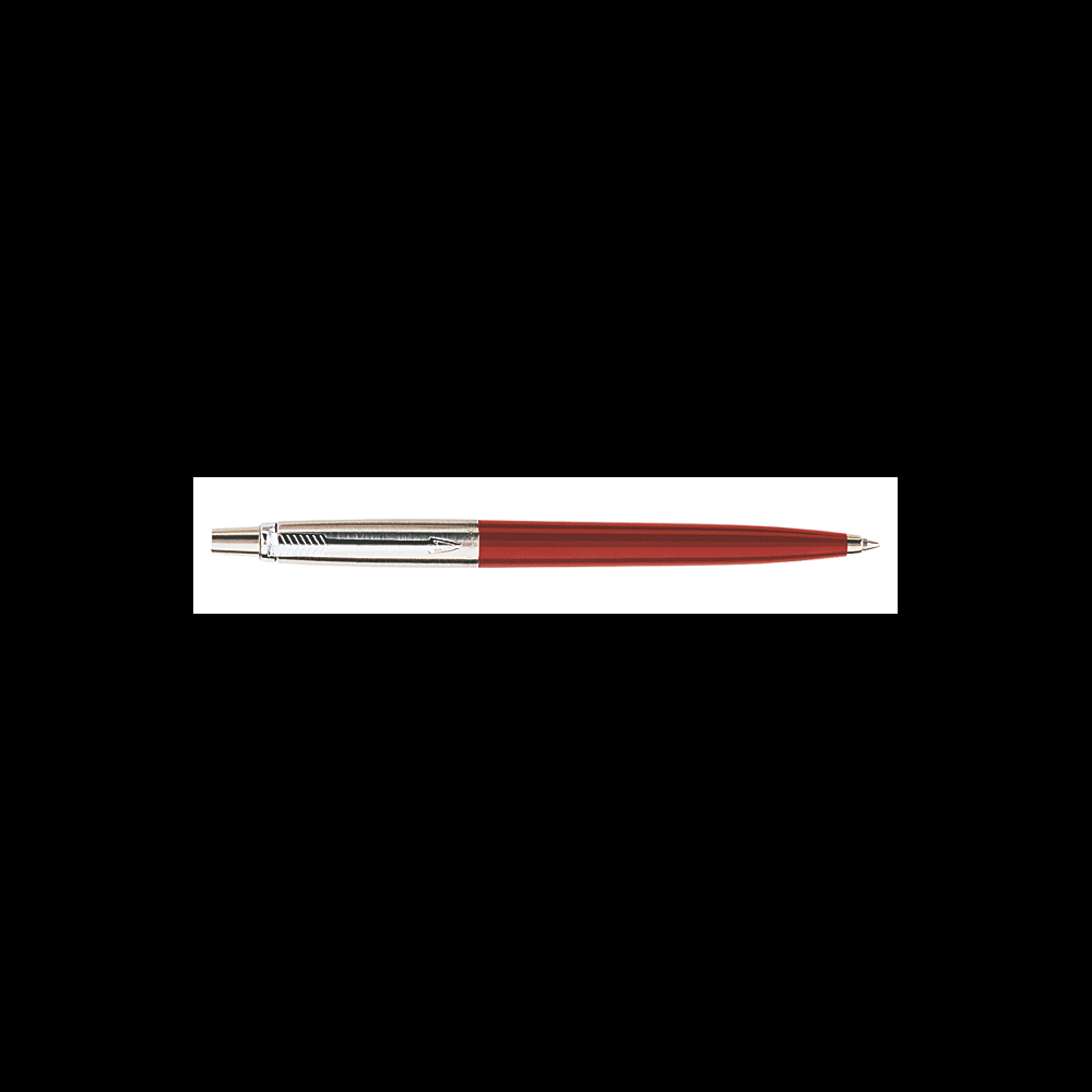 Ручка шариковая автоматическая "Parker Jotter Kensington Red CT", 0.7 мм, красный, серебристый, стерж. синий - 6