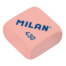Ластик Milan "430", 1 шт, белый
