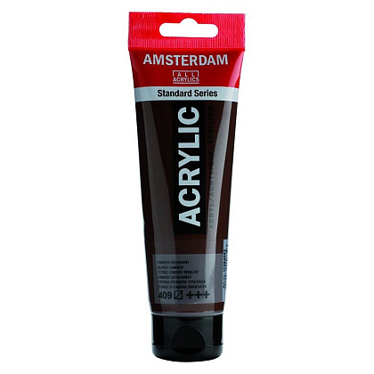 Краски акриловые "Amsterdam", 409 умбра жженая, 120 мл, туба