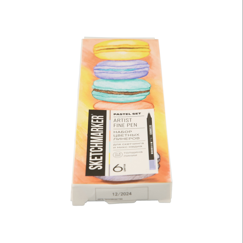 Ручка капиллярная "Sketchmarker Artist fine pen Pastel", 6 шт - 3