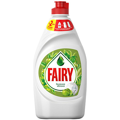 Средство для мытья посуды "Fairy Зеленое яблоко", 450 мл