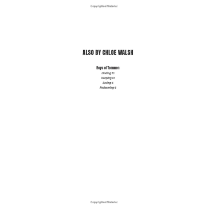 Книга на английском языке "Saving 6", Chloe Walsh - 2