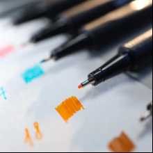 Ручка капиллярная "Sketchmarker Artist fine pen Intense", 6 шт.