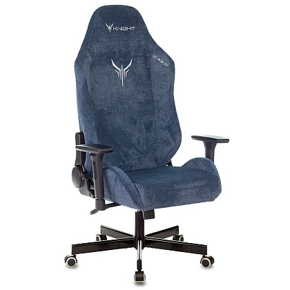 Кресло игровое Бюрократ "VIKING KNIGHT N1 Fabric", ткань, металл, синий - 6