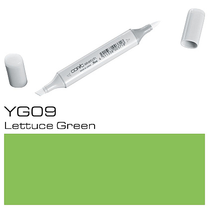 Маркер перманентный "Copic Sketch" YG-09, зеленый салат