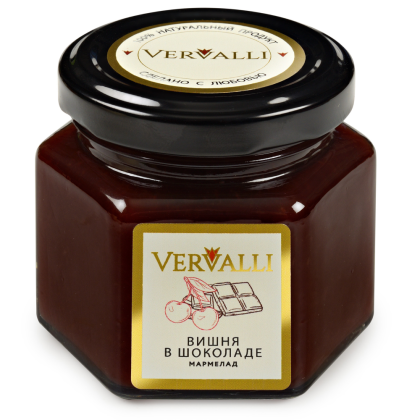 Мармелад "Vervalli", 120 гр, вишня в шоколаде