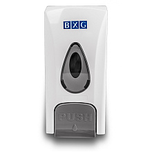 Диспенсер для жидкого мыла BXG "SD-1178", 0.5 л, ручной, пластик, белый