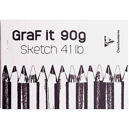 Скетчбук "Graf It", A5, 90 г/м2, 80 листов, белый