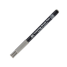 Маркер акварельный "Koi Color Brush", холодный темно-серый