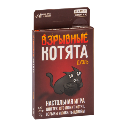 Игра настольная "Взрывные котята Дуэль" 