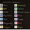 Ручка гелевая "Gelly Roll Metallic", 1.0 мм, прозрачный, стерж. голубой - 3