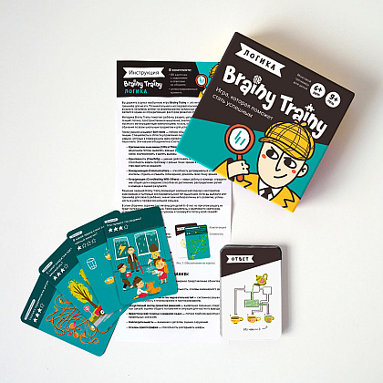 Игра настольная Brainy Trainy "Логика" - 4
