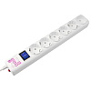 Сетевой фильтр Power Cube "SPG(5+1)-16B-3М", белый - 2
