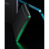 Блокнот "All metal green", А5, 96 листов, на резинке, черный, срез зеленый - 6
