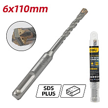Бур по бетону Deli YS EDH-YCZ11006-E1, 6x110 мм, X-Tip, SDS-PLUS