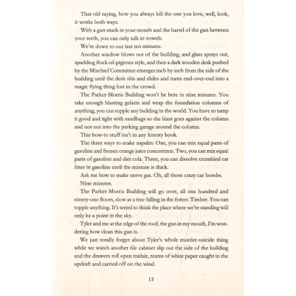 Книга на английском языке "Fight Club", Chuck Palahniuk - 3