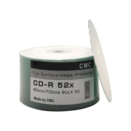 Диск CD-R, 700Mб, 52x, CMC Printable, 50 шт