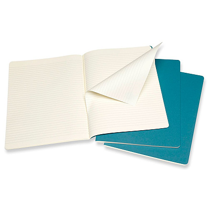 Блокнот "Cahier Journal Xlarge", А4, 190x250 мм, 60 листов, 3 шт, голубой - 2