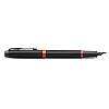 Ручка перьевая Parker "IM Vibrant Rings F315", M, черный, оранжевый, патрон синий - 5