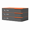 Набор ручного инструмента Deli HS H1001-ADE, 15 предметов, бокс, Soft Touch, оранжевый - 3