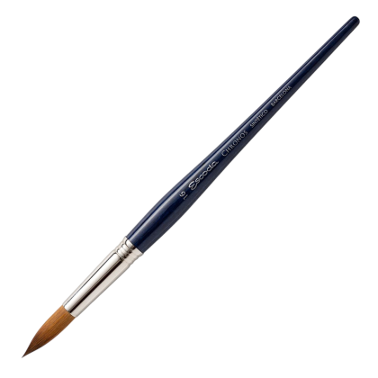 Кисть "Escoda Chronos", микс, круглая, на короткой ручке, № 16