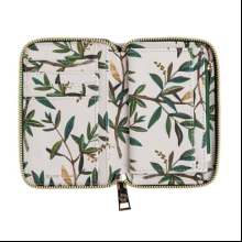 Кошелек "Flora. Олива", белый, зеленый
