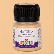 Краска акриловая матовая "Декола", 235 телесная, 20 мл., банка
