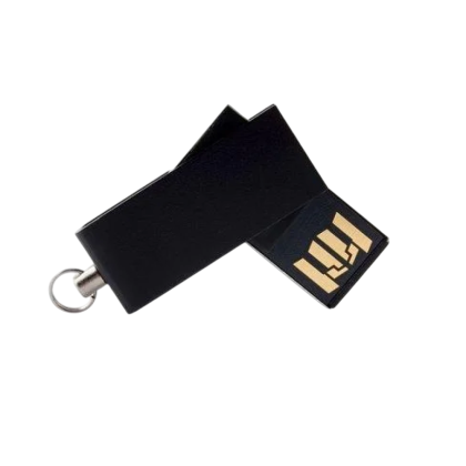 USB Flash 2.0 16 Gb VDM-055, пластик, метал, черный 