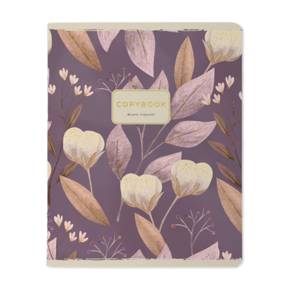 Тетрадь "Flowers challenge", A5, 48 листов, линейка, скоба сбоку, ассорти - 2