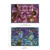 Раскраска по номерам на французском языке "Coloriages mystères Disney - Vitraux Tome 2" - 6
