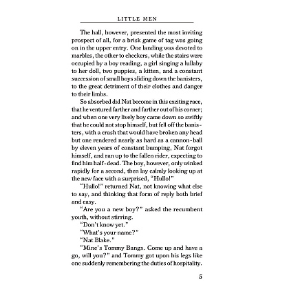 Книга на английском языке "Little Men", Луиза Олкотт - 4