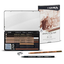 Набор "Rembrandt sketching set", 11 предметов, в металлическом футляре