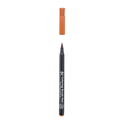 Маркер акварельный "Koi Color Brush", светло-коричневый - 3