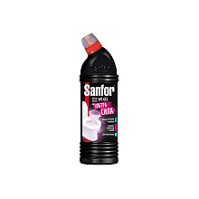 Средство чистящее для сантехники "Sanfor WC гель Special Black", 750 мл, гель