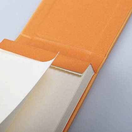 Блокнот "Rhodiarama Webnotepad" на резинке, A5, 96 листов, линейка, темно-зеленый - 5