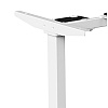 Стол с электроприводом WellDesk Prime 1300x675х18 белый/дуб денвер трюфель (9191462+9072454) - 8