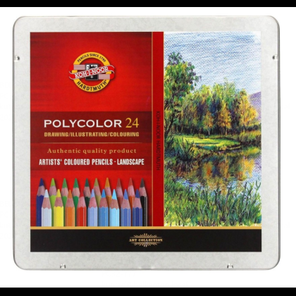 Цветные карандаши "Koh-i-noor Landscape" 24 цвета