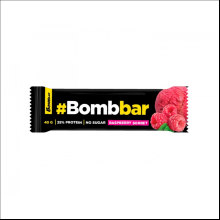 Батончик "BOMBBAR", 40 г, со вкусом малиновый сорбет