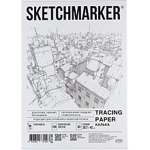 Калька "Sketchmarker" в папке, А3, 90 г/м, 250 листов