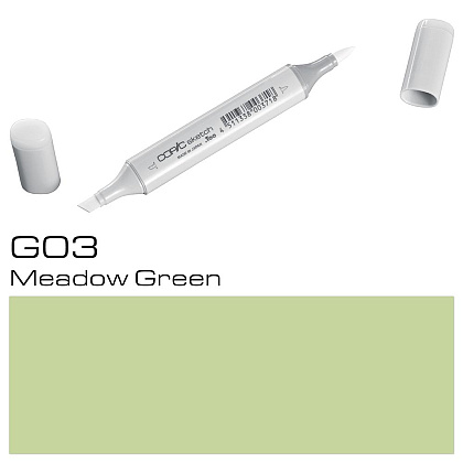 Маркер перманентный "Copic Sketch", G-03 зеленый луг