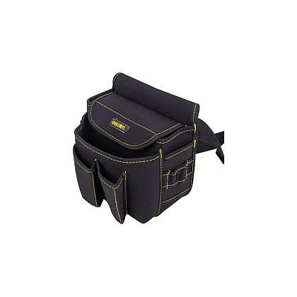 Сумка для инструментов поясная Deli YS EDL-P4, 220х140х200 мм, ткань Oxford, черный - 7