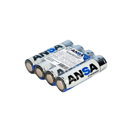 Батарейки алкалиновые ANSA Standart "R6/BL-4 (AA)", 4 шт, щелочные - 5